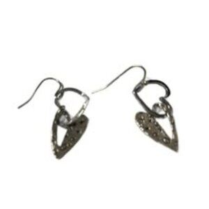 ✨ Double Heart Drop Earrings